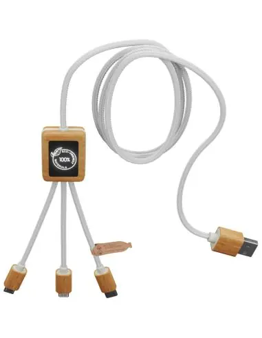 Cable de carga 3 en 1 de PET reciclado con...