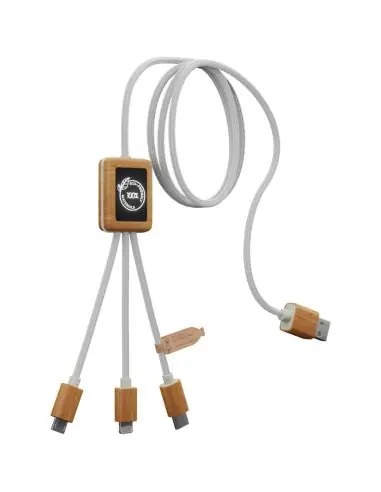 Cable de carga 3 en 1 de PET reciclado con...
