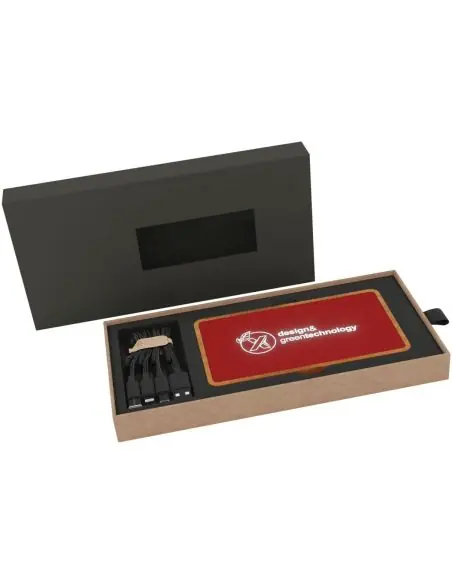 Batería externa inalámbrica luminosa de 5000 mAh Ecológica Personalizada 62PX059