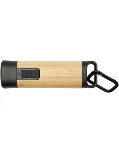 Linterna de plástico reciclado con mosquetón de...