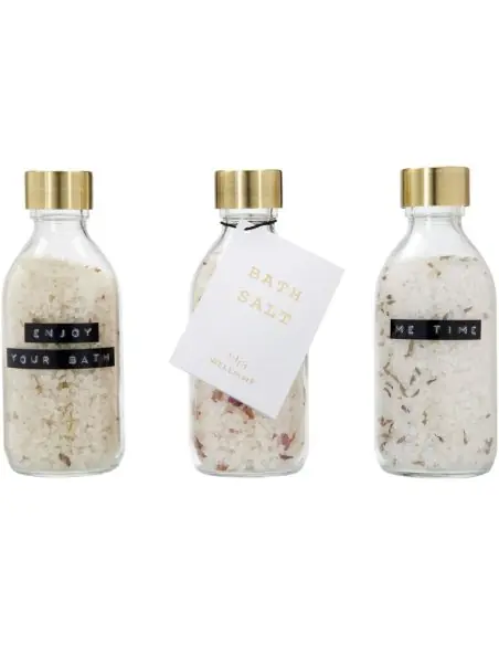 Conjunto de regalo de sal de baño de 3 piezas de 200 ml Ecológico Personalizado 6126306