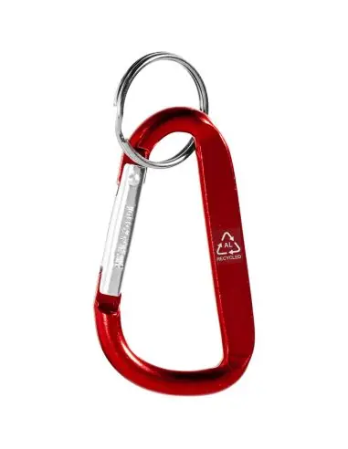 Llavero con mosquetón de aluminio reciclado RCS...