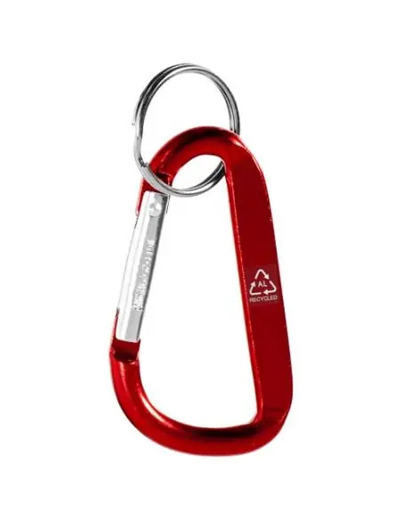 Llavero con mosquetón de aluminio reciclado RCS Ecológico Personalizado 6104572