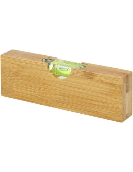 Nivel de burbuja en bambú con abrebotellas Ecológica Personalizada 6104577