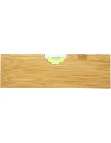 Nivel de burbuja en bambú con abrebotellas...