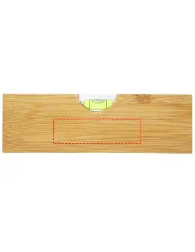 Nivel de burbuja en bambú con abrebotellas...