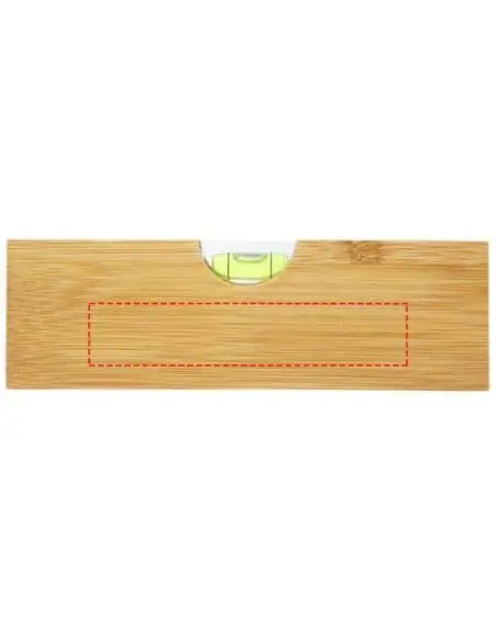 Nivel de burbuja en bambú con abrebotellas Ecológica Personalizada 6104577