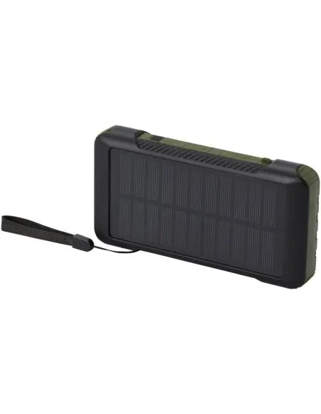 Batería externa de dinamo solar en plástico reciclado de 10 000 mAh con certificación RCS Ecológica Personalizada 6124346
