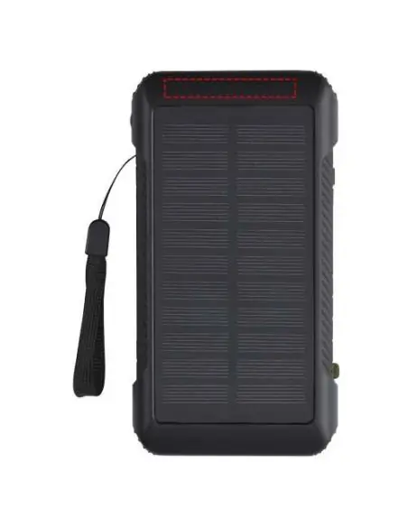 Batería externa de dinamo solar en plástico reciclado de 10 000 mAh con certificación RCS Ecológica Personalizada 6124346