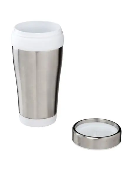 Vaso con aislamiento de acero inoxidable reciclado de 410 ml con certificación RCS Ecológico Personalizado 6100763