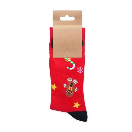 Par de calcetines de Navidad M Ecológica Personalizada 7CX1574