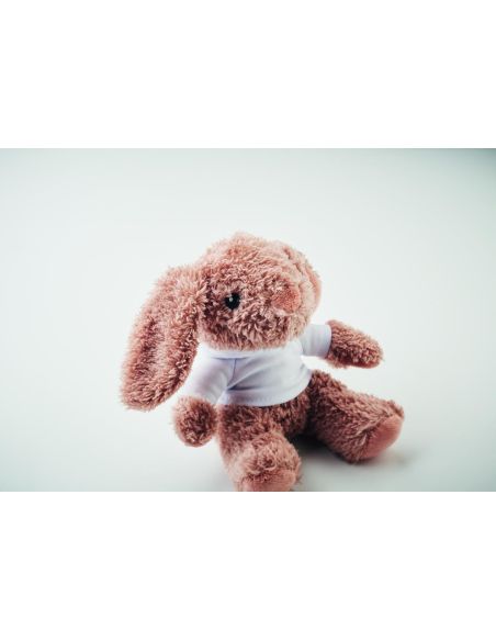 Peluche conejo con capucha Ecológico Personalizado 7MO2121
