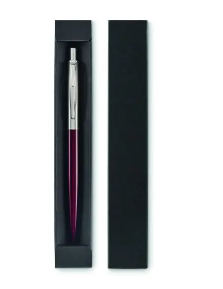 Bolígrafo con pulsador en caja Ecológico Personalizado 7MO2640