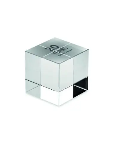 Premio cubo de cristal Ecológico Personalizado...