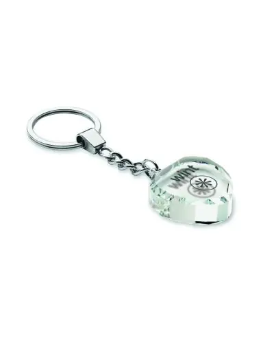Llavero corazón de cristal Ecológico...