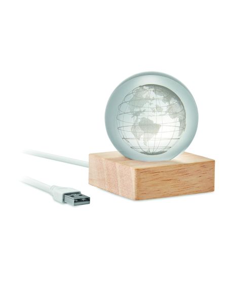Globo LED bola de cristal Ecológico Personalizado 7MO2690