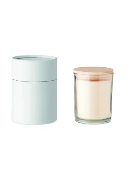 Vela aroma vainilla Ecológica Personalizada 7MO6316