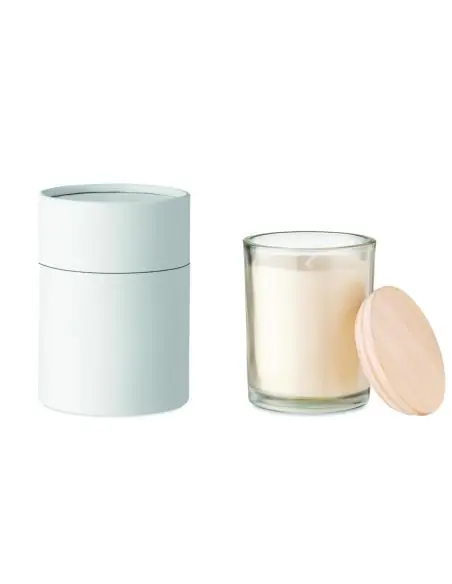 Vela aroma vainilla Ecológica Personalizada 7MO6316