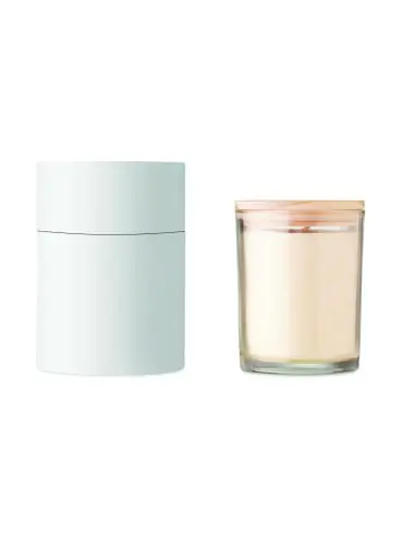 Vela aroma vainilla Ecológica Personalizada...