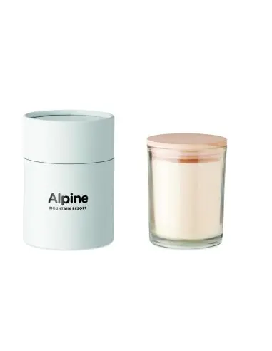 Vela aroma vainilla Ecológica Personalizada...