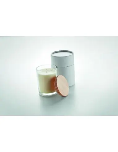 Vela aroma vainilla Ecológica Personalizada...