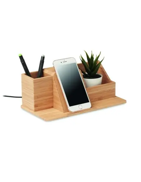 Set sobremesa cargador 10W Ecológica Personalizada 7MO6345