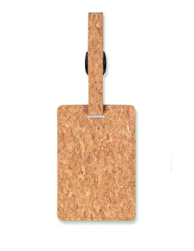 Etiqueta equipaje de corcho Ecológica...