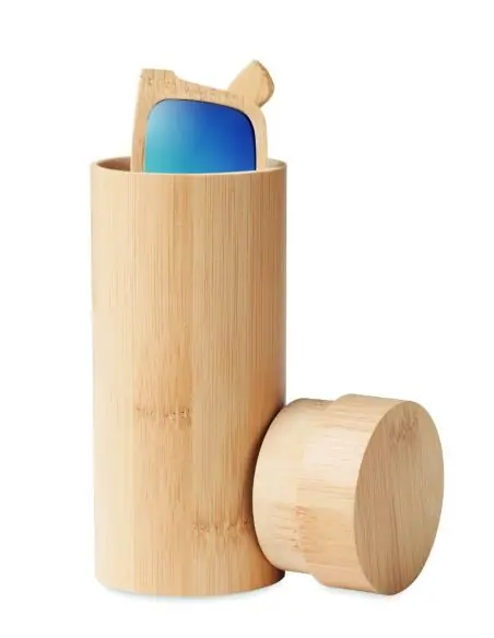 Gafas de sol y estuche bambú Ecológica Personalizada 7MO6454