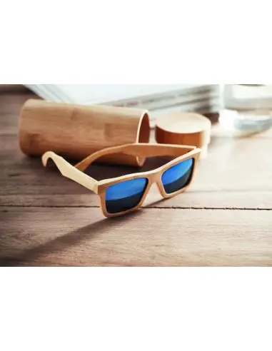 Gafas de sol y estuche bambú Ecológica...