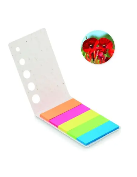 Notas adhesivas con semillas Ecológica Personalizada 7MO6511