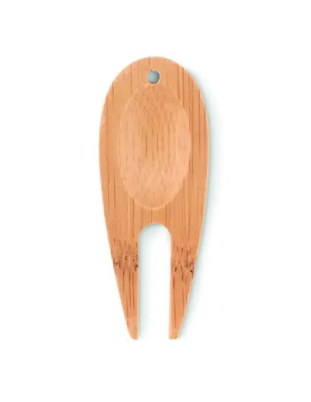 Herramienta divot golf bambú Ecológica Personalizada 7MO6523