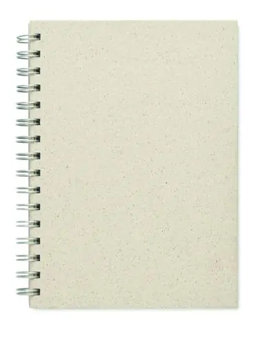Libreta anillas A5 papel hierba Ecológica...