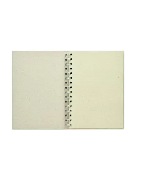 Libreta anillas A5 papel hierba Ecológica Personalizada 7MO6541