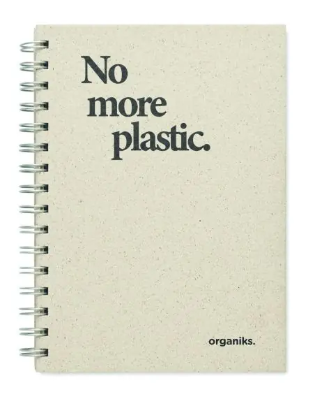 Libreta anillas A5 papel hierba Ecológica Personalizada 7MO6541