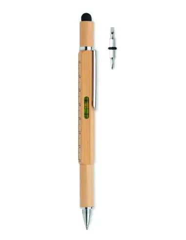 Bolígrafo bambú nivel Ecológico Personalizado...
