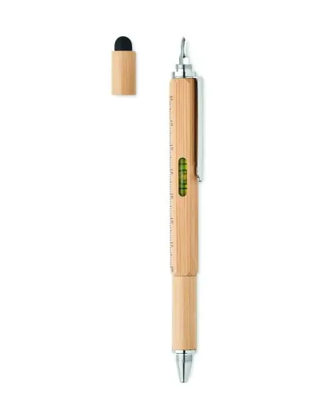 Bolígrafo bambú nivel Ecológico Personalizado 7MO6559