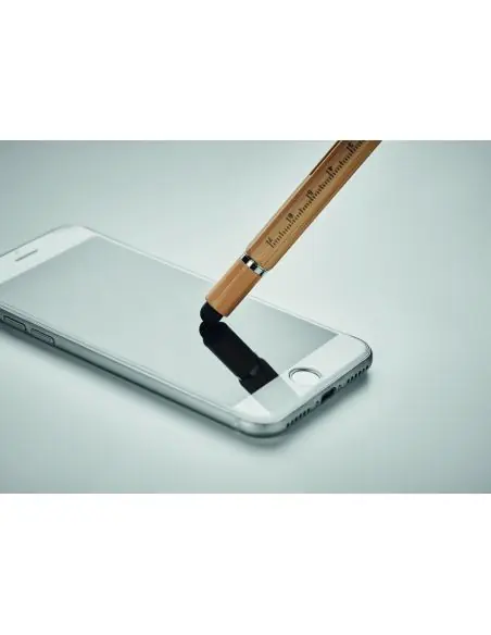 Bolígrafo bambú nivel Ecológico Personalizado 7MO6559