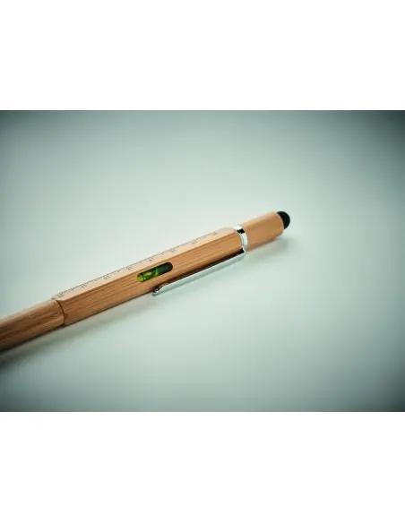 Bolígrafo bambú nivel Ecológico Personalizado 7MO6559