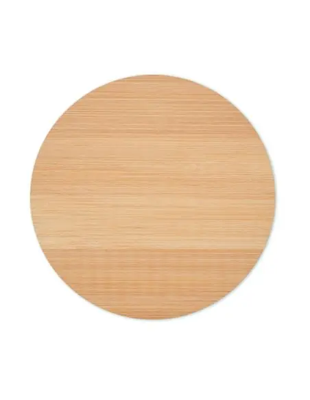 Posavasos redondo de bambú Ecológico Personalizado 7MO6602