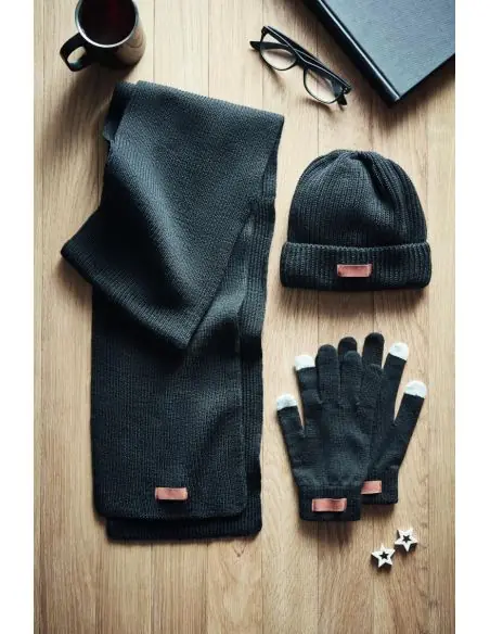 Set 3 piezas invierno de RPET Ecológica Personalizada 7MO6651