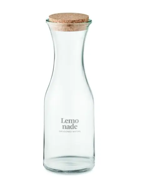 Jarra de vidrio reciclado 1L Ecológica Personalizada 7MO6655