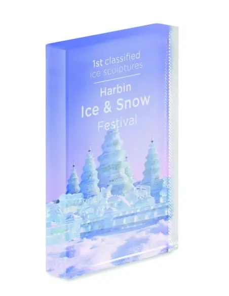 Trofeo de cristal Ecológico Personalizado 7MO6677