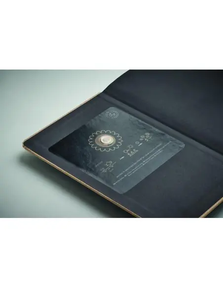 Libreta A5 hojas papel recicl. Ecológica Personalizada 7MO6689