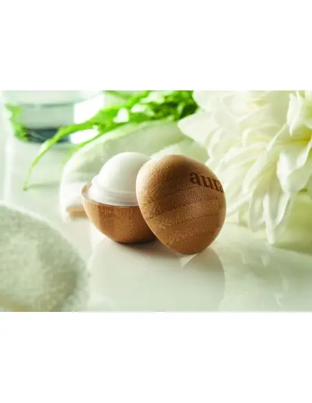 Bálsamo labial redondo bambú Ecológico Personalizado 7MO6753