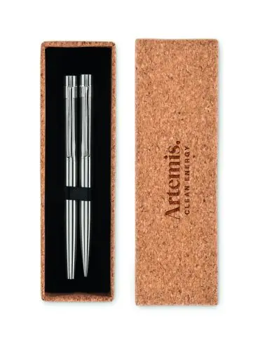 Bolígrafo acero inox reciclado Ecológico...