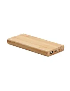 Power bank de bambú 6000 mAh Ecológico Personalizado 7MO6815