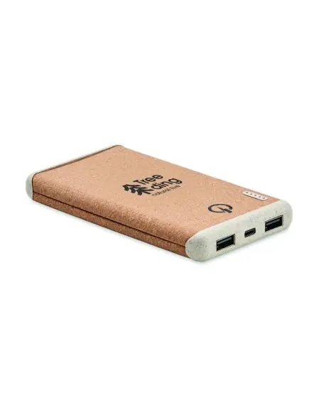 Power bank inalámbric 10000mAh Ecológico Personalizado 7MO6844