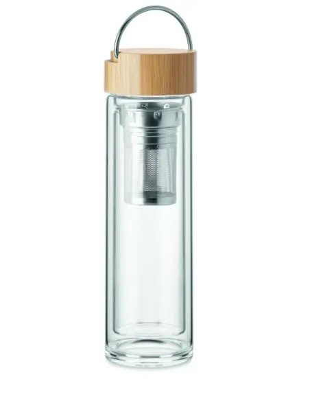 Botella doble pared 400 ml Ecológica Personalizada 7MO6854