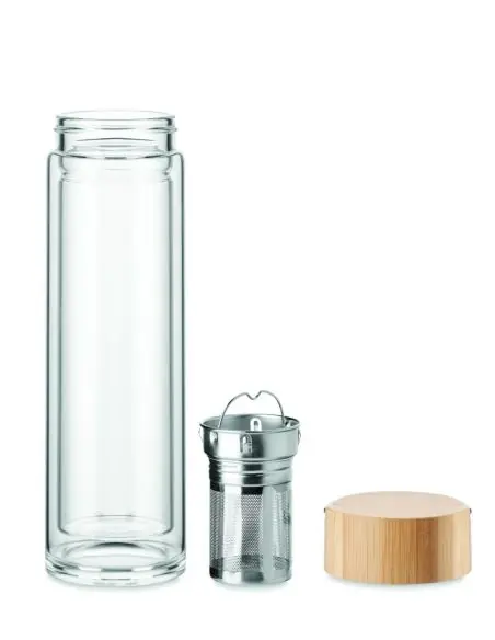 Botella doble pared 400 ml Ecológica Personalizada 7MO6854