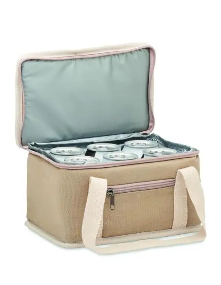 Nevera 6 latas canvas 320gr/m² Ecológica Personalizada 7MO6867